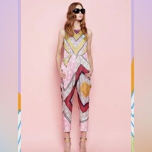 Gorman x Kate Kosek Bizzy Bizzy colorful Jumpsuit size 10 NWT